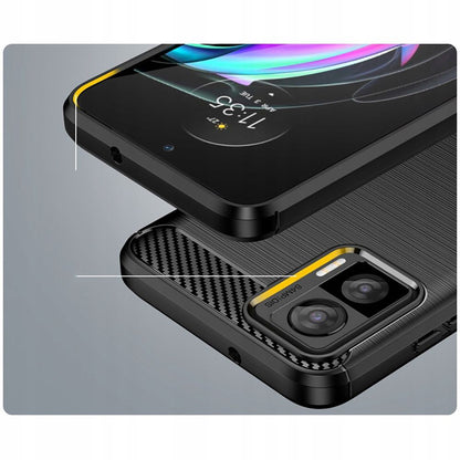 Maska za Motorola Edge 30 Neo, Techsuit, Karbon, Crna