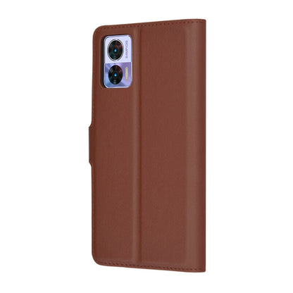 Futrola za Motorola Edge 30 Neo, Techsuit, Kožna Folio, Smeđa
