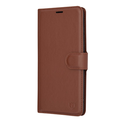 Futrola za Motorola Edge 30 Neo, Techsuit, Kožna Folio, Smeđa