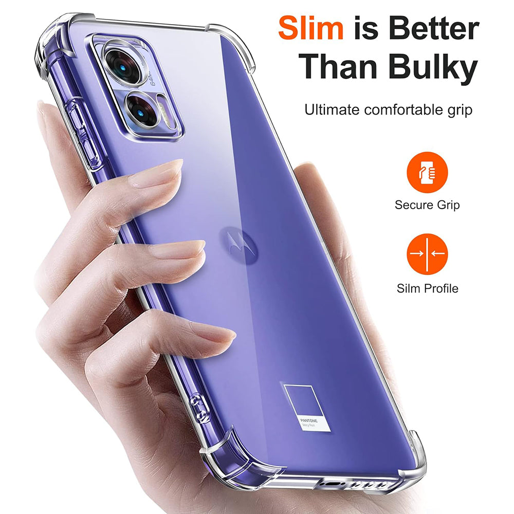 Maska za Motorola Edge 30 Neo, Techsuit, Otporna na udarce, Prozirna