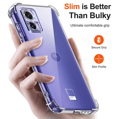 Maska za Motorola Edge 30 Neo, Techsuit, Otporna na udarce, Prozirna