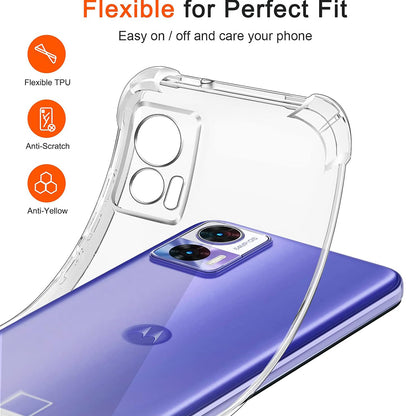 Maska za Motorola Edge 30 Neo, Techsuit, Otporna na udarce, Prozirna