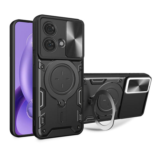 Maska za Motorola Edge 40 Neo, Techsuit, CamGuard Pro, Crna