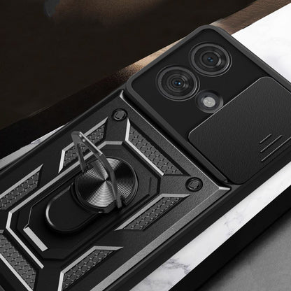 Futrola za Motorola Edge 40 Neo, Techsuit, CamShield, Crna