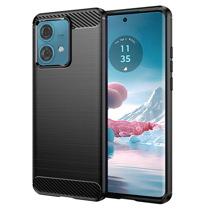 Maska za Motorola Edge 40 Neo, Techsuit, Karbon, Crna