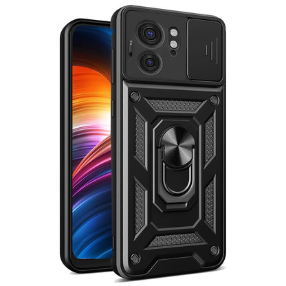 Maska za Motorola Edge 40, Techsuit, CamShield, Crna