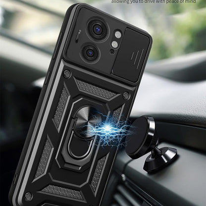 Maska za Motorola Edge 40, Techsuit, CamShield, Crna