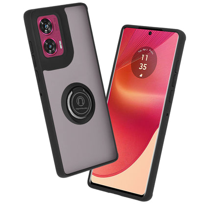 Maska za Motorola Edge 50 Fusion, Techsuit, Glinth, Crna