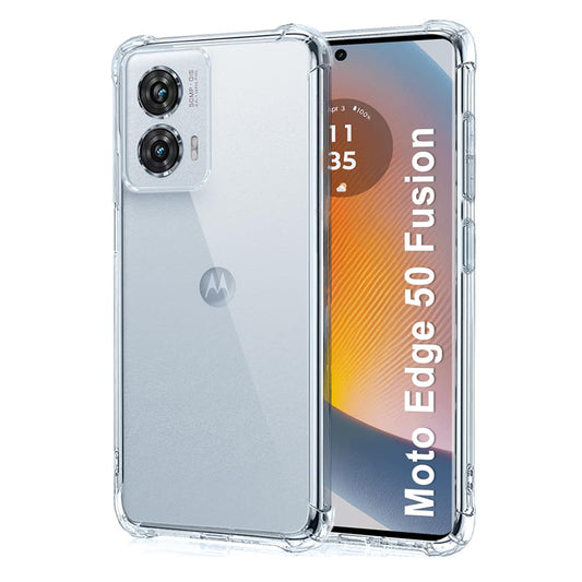 Maska za Motorola Edge 50 Fusion, Techsuit, Shockproof Clear, Prozirna