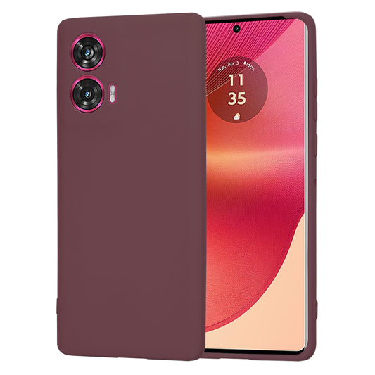 Futrola za Motorola Edge 50 Fusion, Techsuit, SoftFlex, Višnja