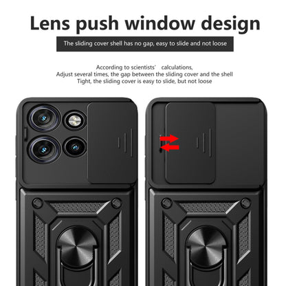Maska za Motorola Edge 50 Neo, Techsuit, CamShield, Crna