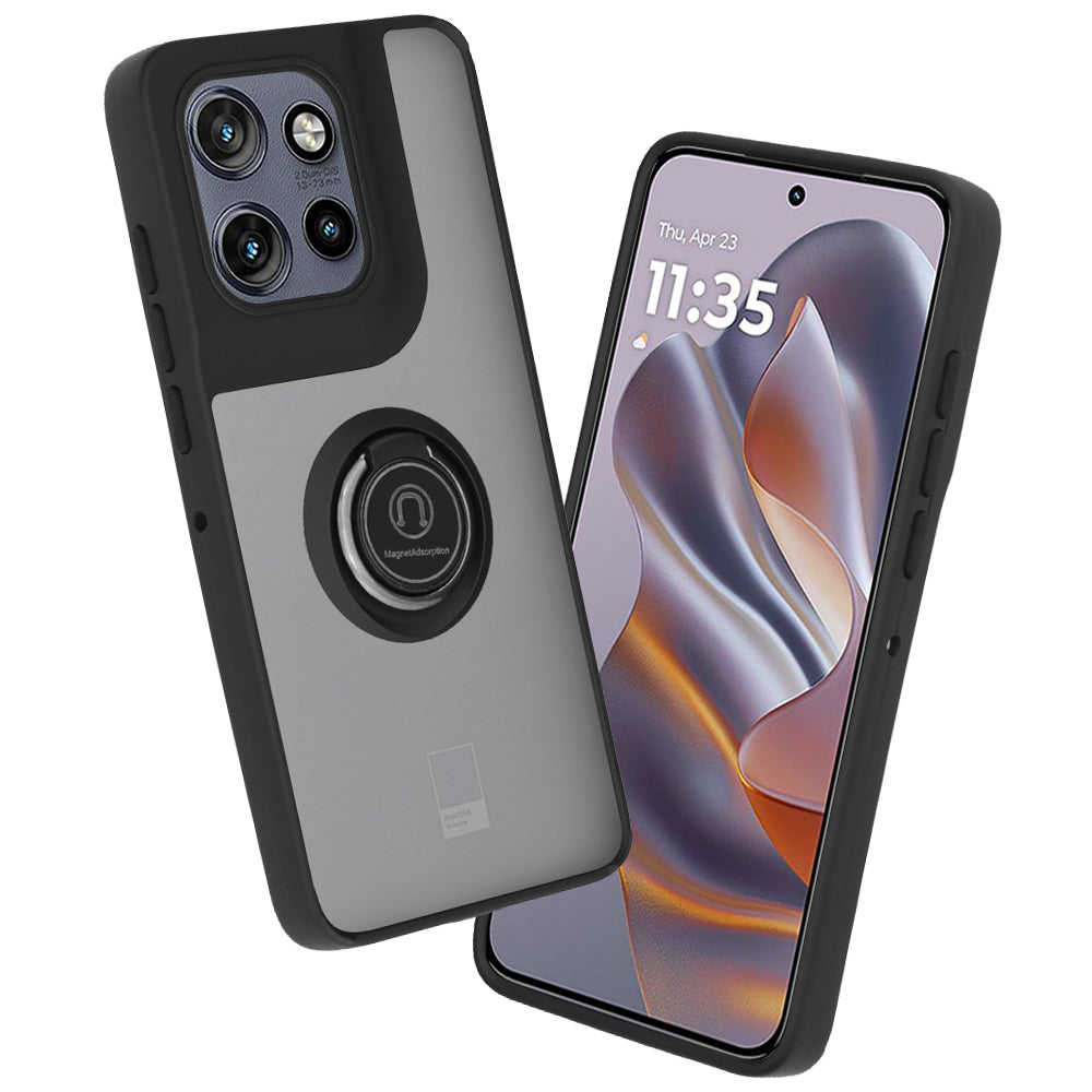 Maska za Motorola Edge 50 Neo, Techsuit, Glinth, Crna