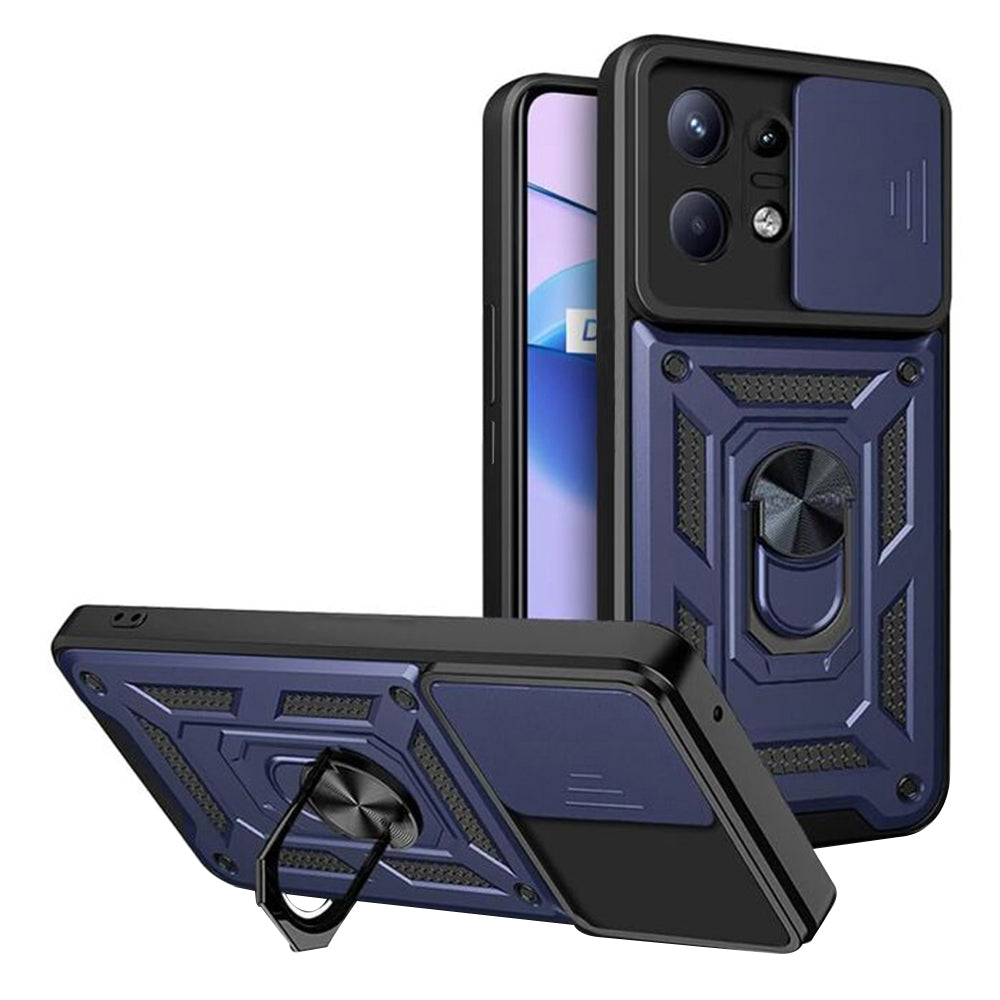 Maska za Motorola Edge 50 Pro, Techsuit, CamShield, Plava