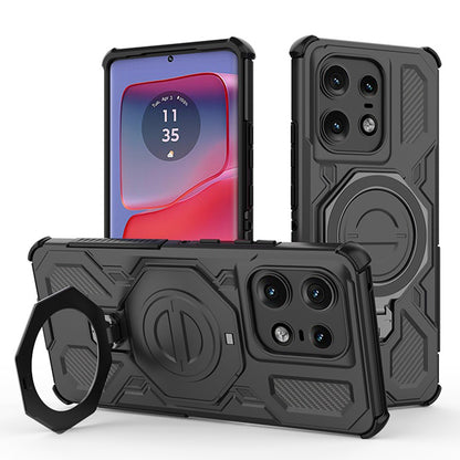 Futrola za Motorola Edge 50 Pro, Techsuit, Carbon Shield Pro, Crna
