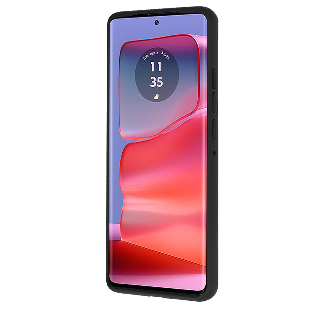 Maska za Motorola Edge 50 Pro, Techsuit, Glinth, Crna