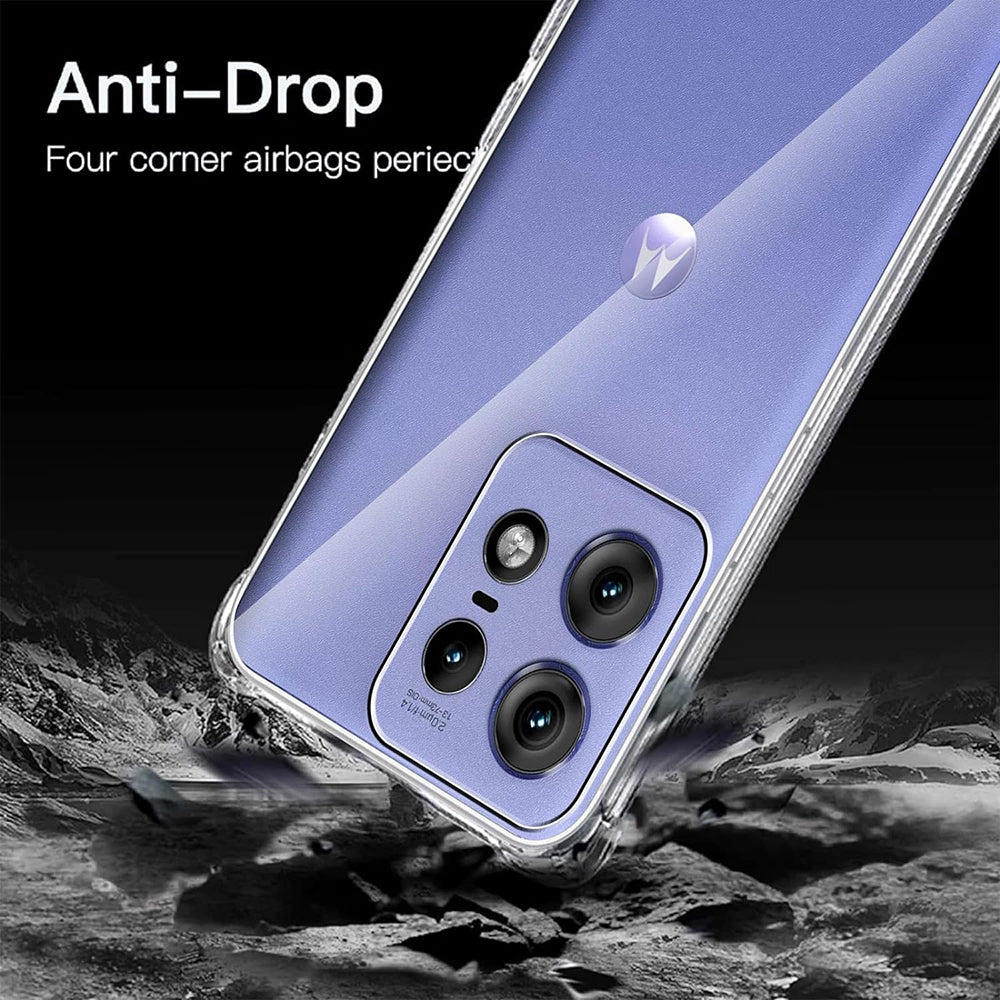 Maska za Motorola Edge 50 Pro, Techsuit, Shockproof Clear, Prozirna