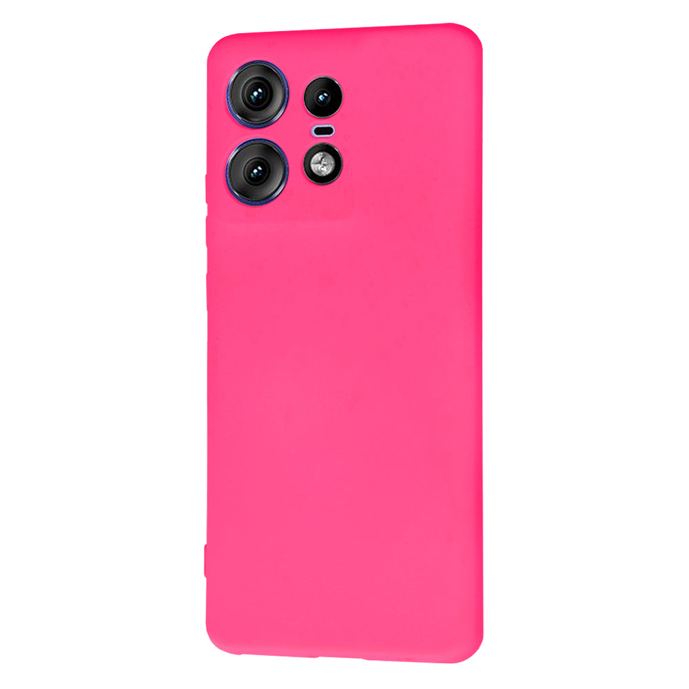 Maska za Motorola Edge 50 Pro, Techsuit, SoftFlex, Tamno Roza