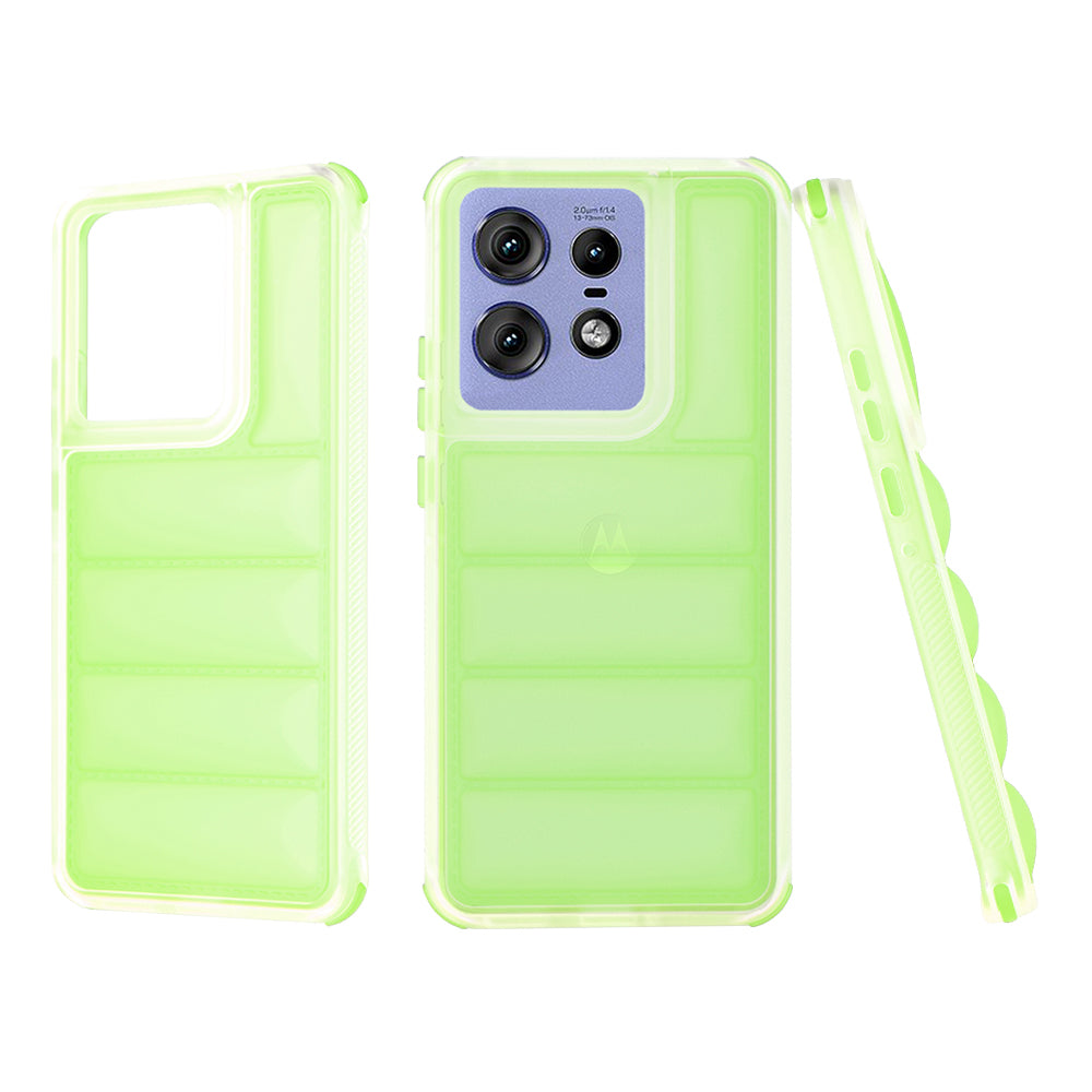 Maska za Motorola Edge 50 Pro, Techsuit, Wave Shield, Zelena