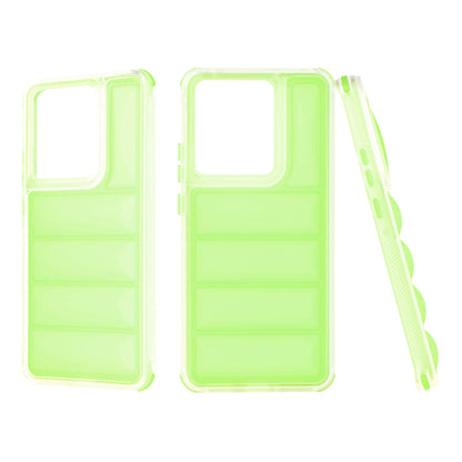 Maska za Motorola Edge 50 Pro, Techsuit, Wave Shield, Zelena