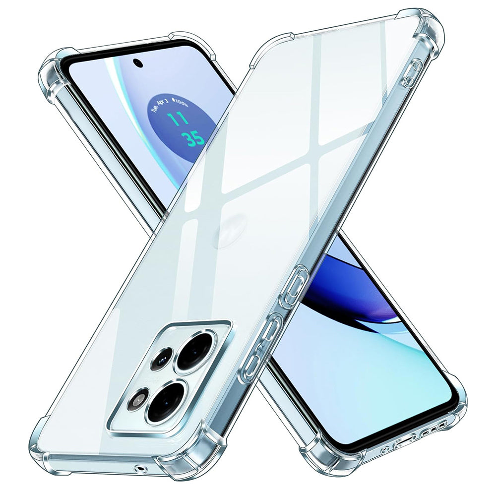 Maska za Motorola Edge 50, Techsuit, Shockproof Clear, Prozirna