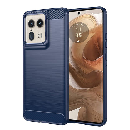 Maska za Motorola Edge 50 Ultra, Techsuit, Karbon, Plava
