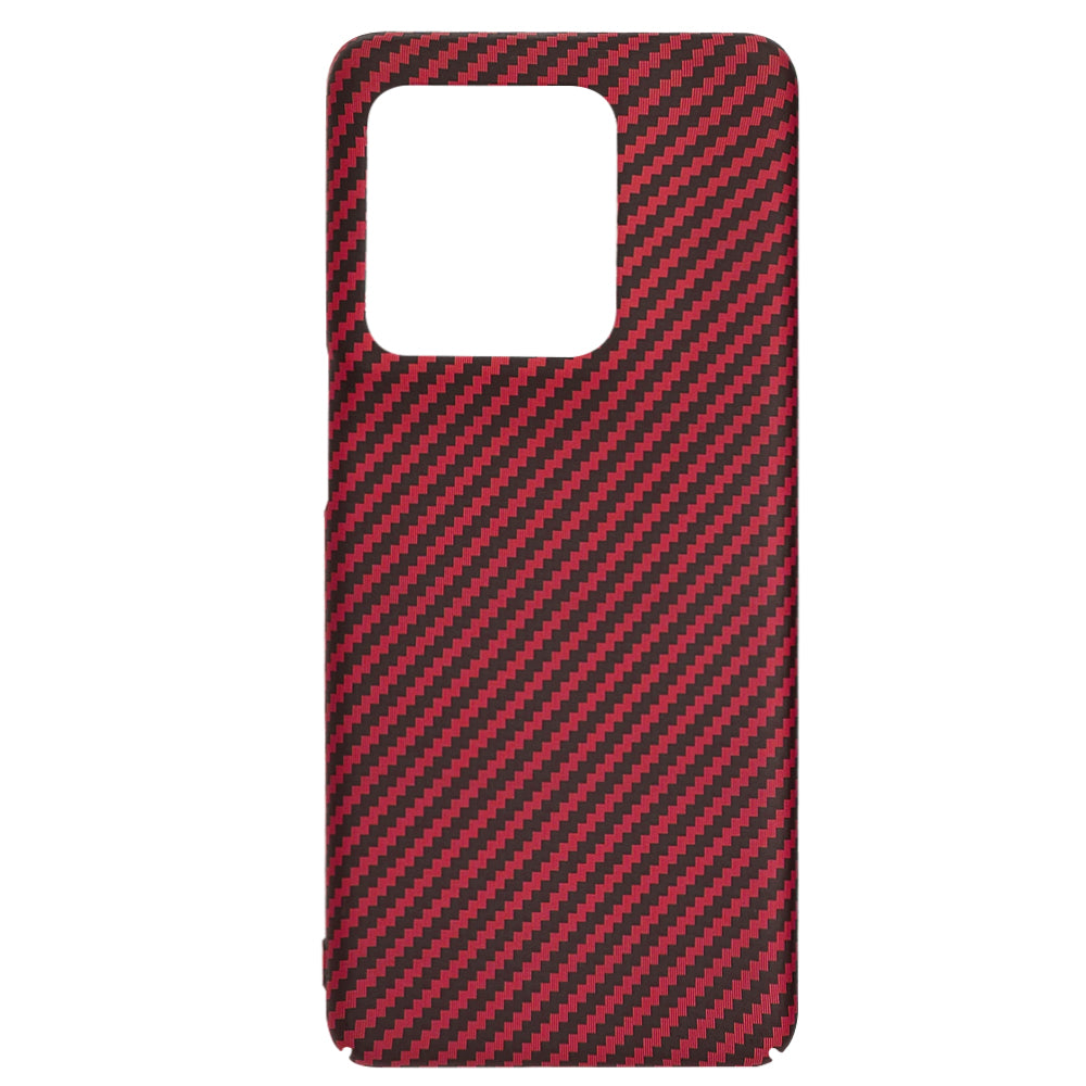 Maska za Motorola Edge 50 Ultra, Techsuit, Carbonite FiberShell, Crvena