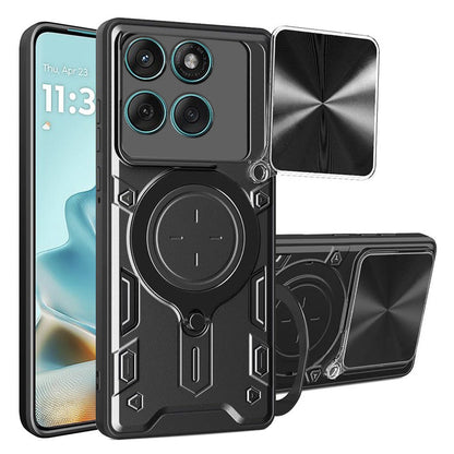 Futrola za Motorola Edge 60 Fusion / Edge 60, Techsuit, CamGuard Pro, Crna