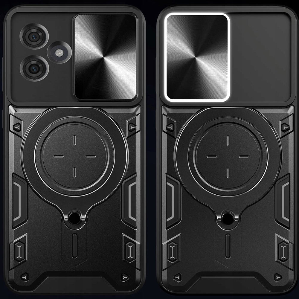 Futrola za Motorola Edge 60 Fusion / Edge 60, Techsuit, CamGuard Pro, Crna