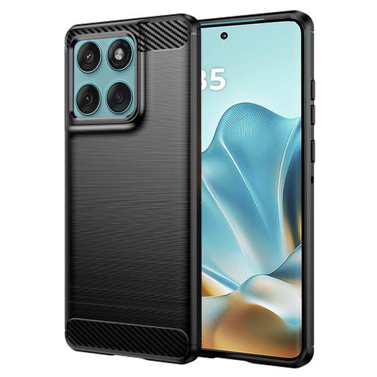 Maska za Motorola Edge 60 Fusion / Edge 60, Techsuit, Karbon, Crna