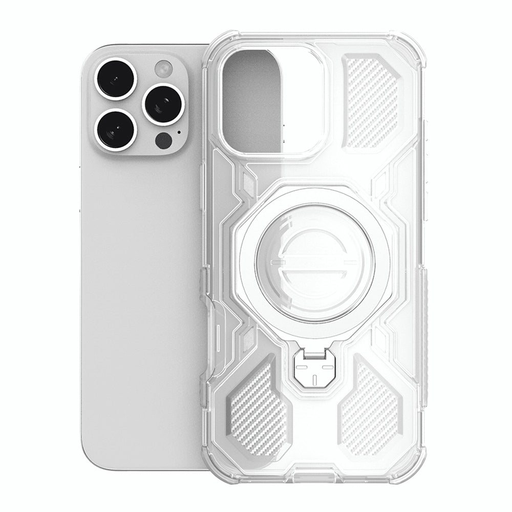 Futrola za Motorola Edge 60 Fusion / Edge 60, Techsuit, Carbon Shield Pro, Bijela