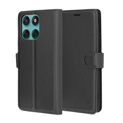 Futrola za Motorola Edge 60 Fusion / Edge 60, Techsuit, Kožna Folio, Crna