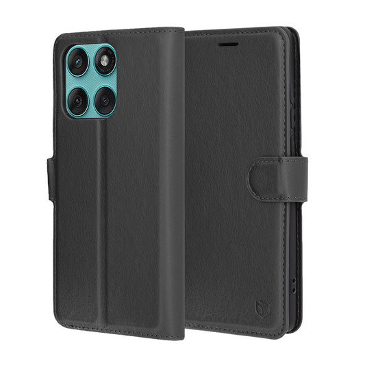 Futrola za Motorola Edge 60 Fusion / Edge 60, Techsuit, Kožna Folio, Crna