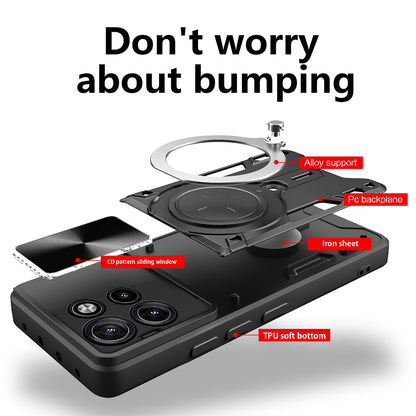 Futrola za Motorola Edge 60 Neo / Edge 50 Neo, Techsuit, CamGuard Pro, Crna