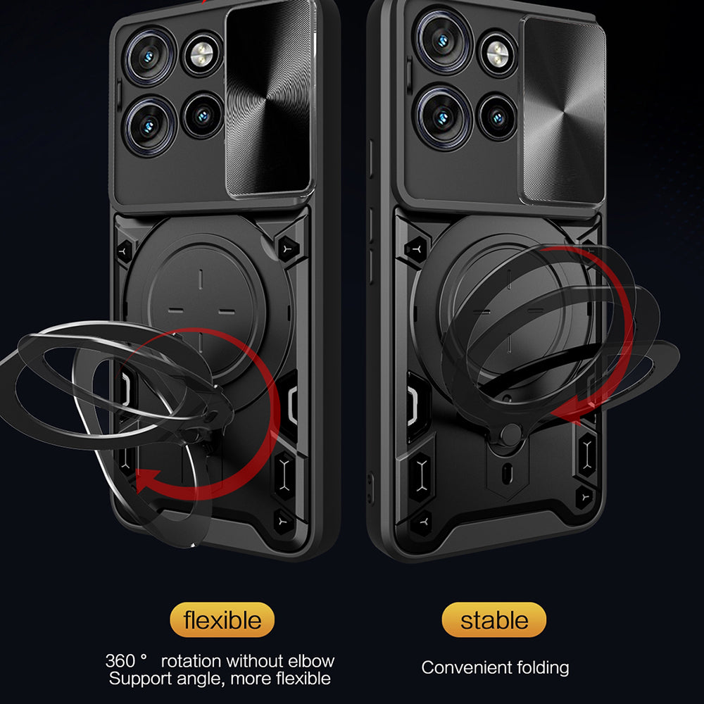 Futrola za Motorola Edge 60 Neo / Edge 50 Neo, Techsuit, CamGuard Pro, Crna