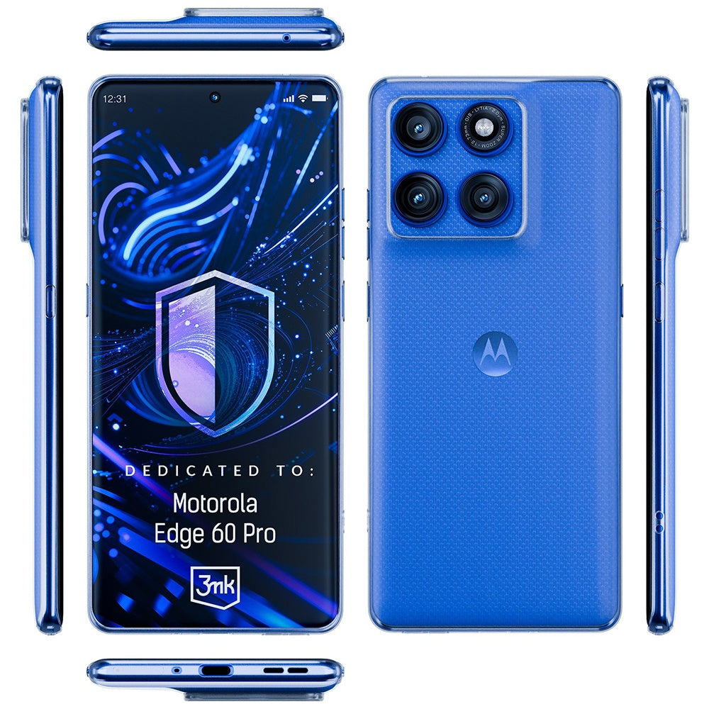 Maska za Motorola Edge 60 Pro, 3MK, Clear, Prozirna