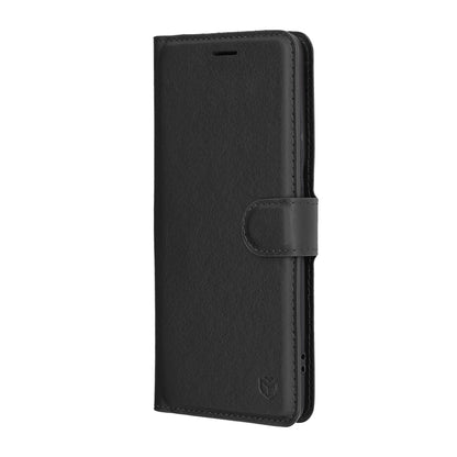 Futrola za Motorola Edge 60 Pro, Techsuit, Kožna Folio, Crna