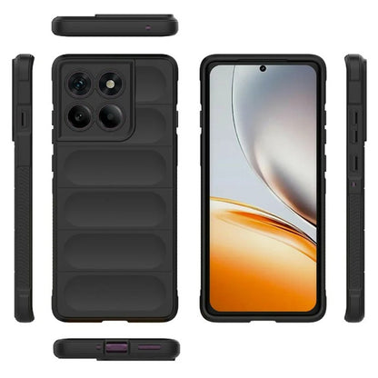 Futrola za Motorola Edge 60 Pro, Techsuit, Magic Shield, Crna