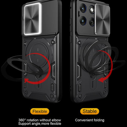 Maska za Motorola Edge 70 Fusion, Techsuit, CamGuard Pro, Ljubičasta