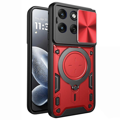 Maska za Motorola Edge 70 Fusion, Techsuit, CamGuard Pro, Crvena