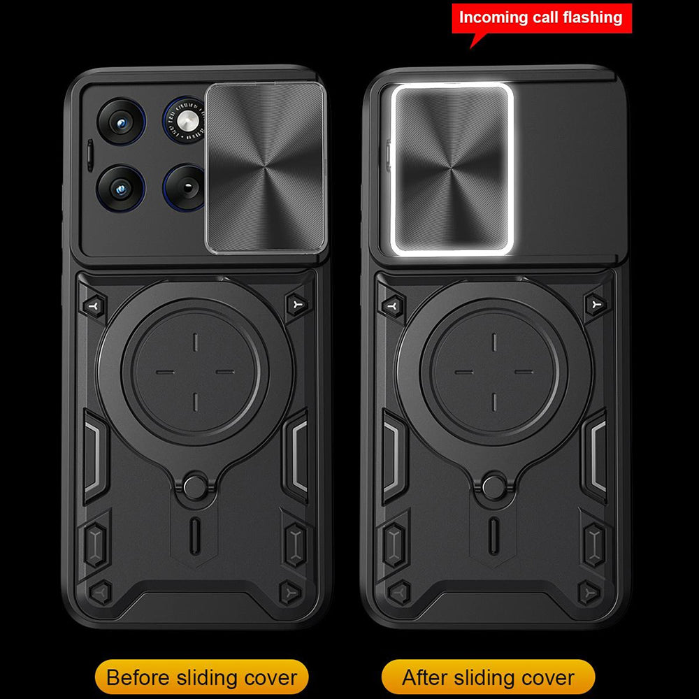 Maska za Motorola Edge 70 Fusion, Techsuit, CamGuard Pro, Crvena