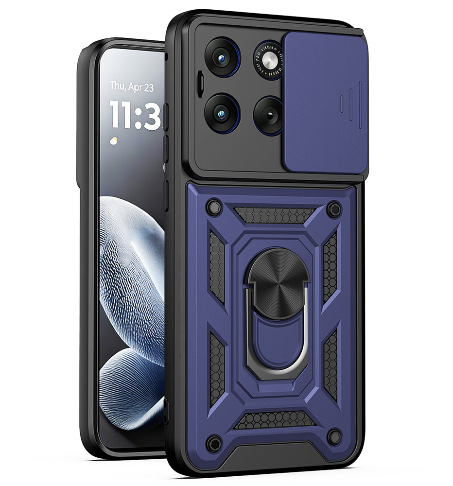 Futrola za Motorola Edge 70 Fusion, Techsuit, CamShield, Plava