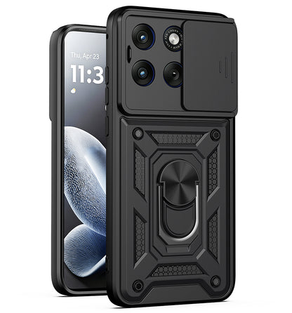 Futrola za Motorola Edge 70 Fusion, Techsuit, CamShield, Crna