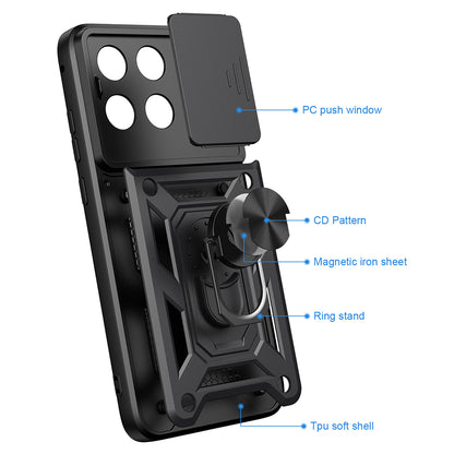 Maska za Motorola Edge 70 Fusion, Techsuit, CamShield, Zelena