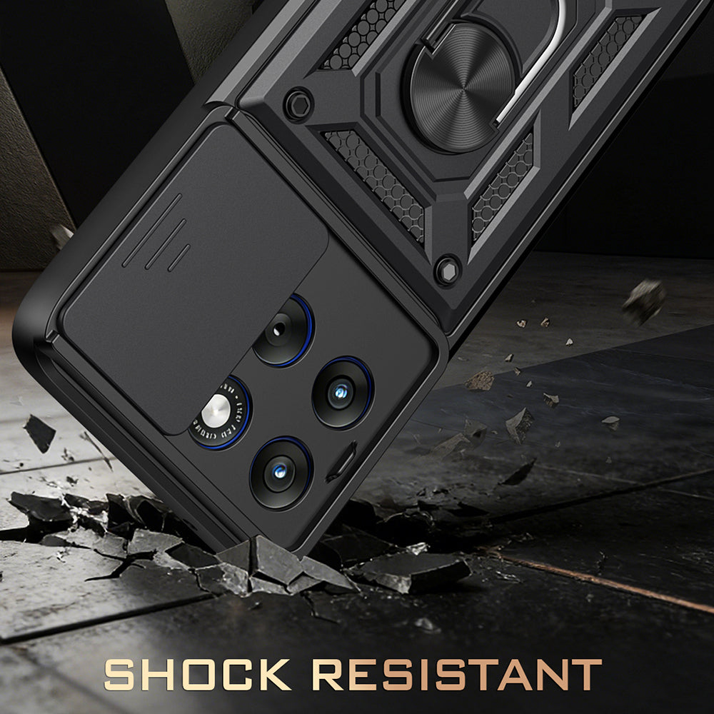 Maska za Motorola Edge 70 Fusion, Techsuit, CamShield, Zelena