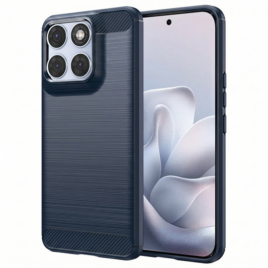 Futrola za Motorola Edge 70 Fusion, Techsuit, Karbon, Plava