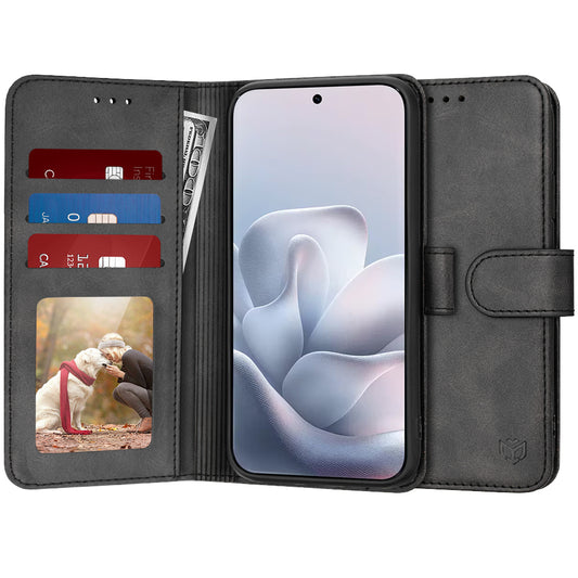 Futrola za Motorola Edge 70 Fusion, Techsuit, Diary Book, Crna