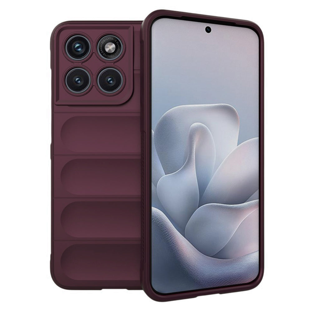 Maska za Motorola Edge 70 Fusion, Techsuit, Magic Shield, Bordo
