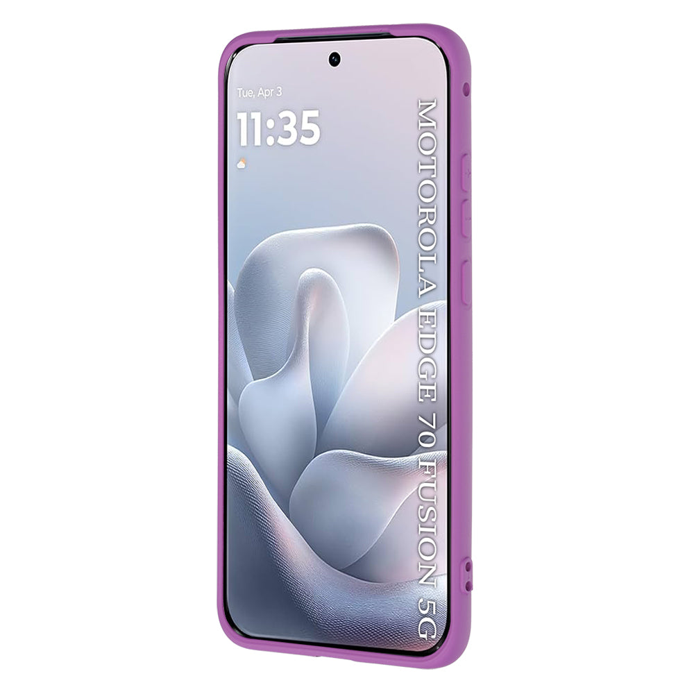 Maska za Motorola Edge 70 Fusion, Techsuit, SoftFlex, Ljubičasta