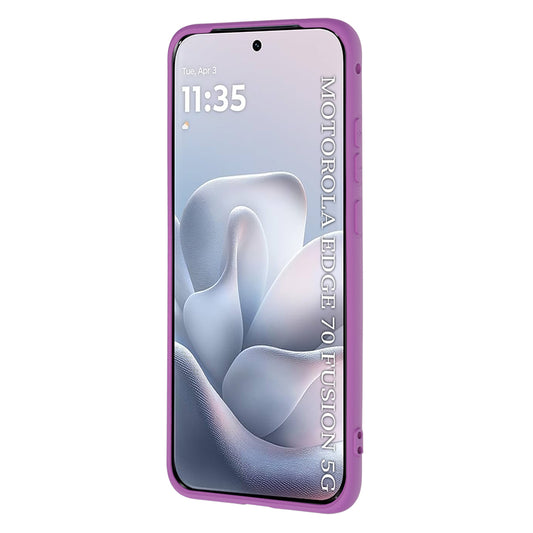 Maska za Motorola Edge 70 Fusion, Techsuit, SoftFlex, Ljubičasta