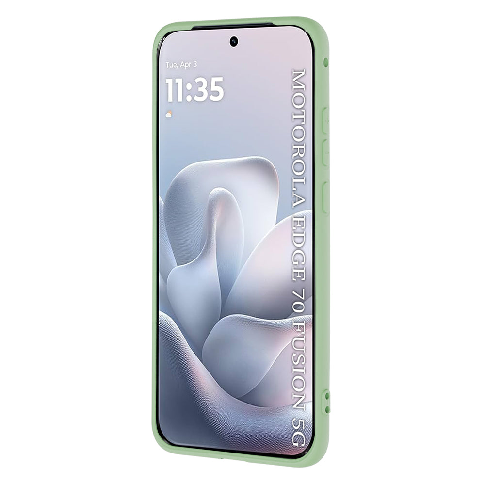 Maska za Motorola Edge 70 Fusion, Techsuit, SoftFlex, Svijetlo Zelena